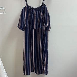 South moon under stripe dress size small